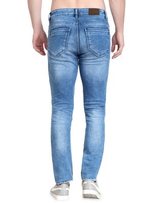blue light washed denim jeans - 17136146 - Standard Image - 3