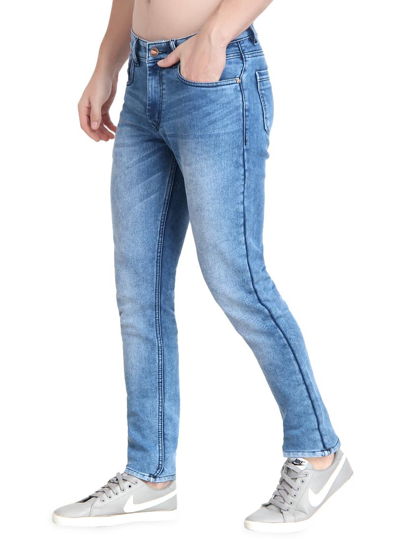 blue light washed denim jeans - 17136146 - Zoom Image - 2
