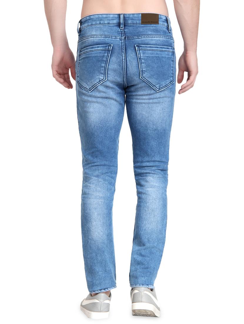 blue light washed denim jeans - 17136146 - Zoom Image - 3