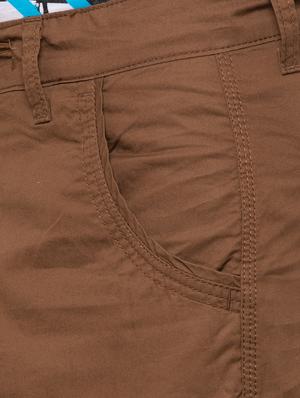 brown solid cargo trouser - 17136520 - Standard Image - 5