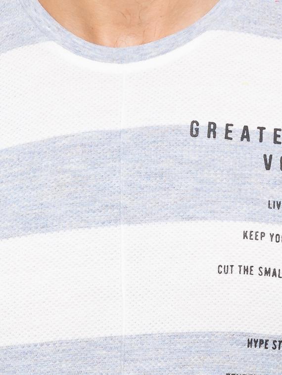 white striped t-shirt - 17136606 - Zoom Image - 5