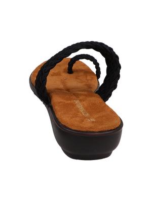 black one toe sandals - 17136732 - Standard Image - 2