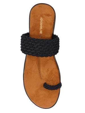 black one toe sandals - 17136732 - Standard Image - 3