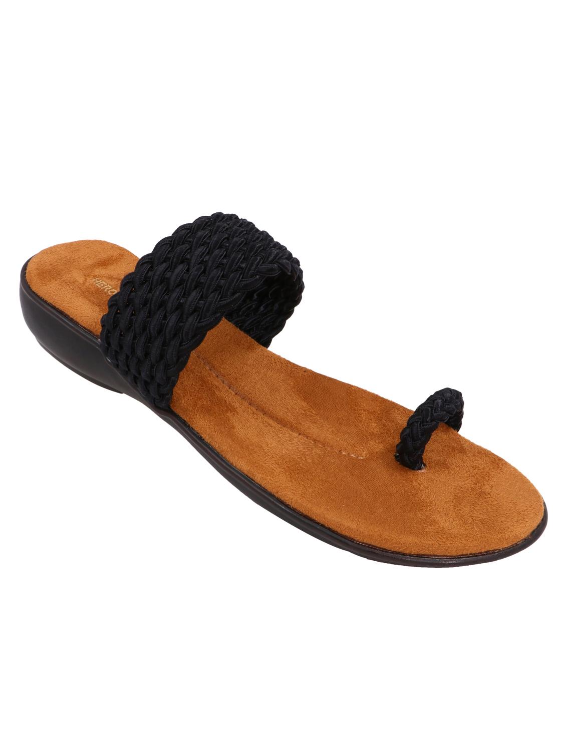 black one toe sandals - 17136732 - Zoom Image - 1