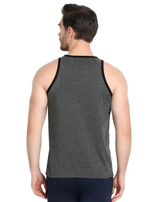 grey color block vest - 17136881 - Standard Image - 3