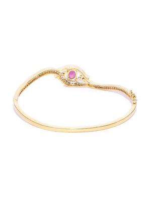 pink metal beaded bracelet - 17137439 - Standard Image - 2