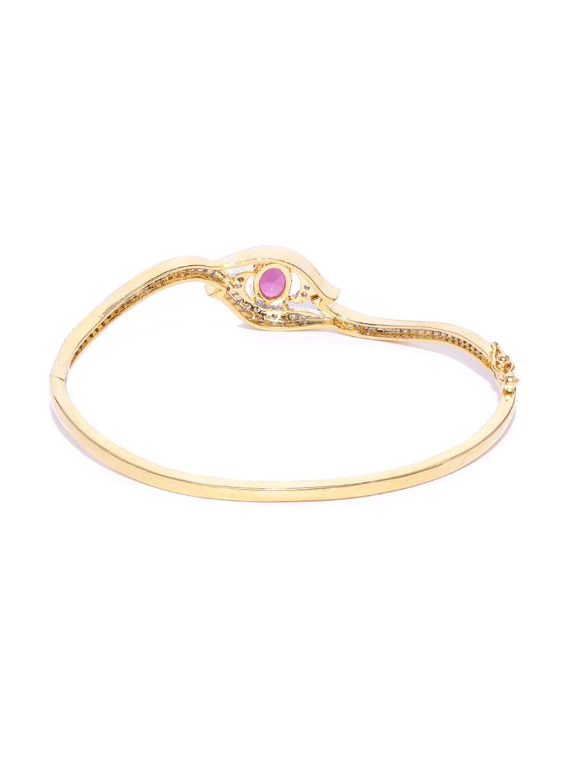 pink metal beaded bracelet - 17137439 - Zoom Image - 2