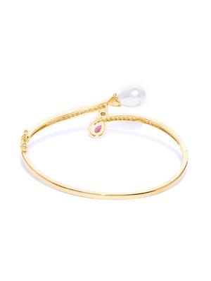 pink metal beaded bracelet - 17137448 - Standard Image - 2