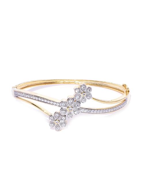 gold metal beaded bracelet - 17137454 - Standard Image - 1