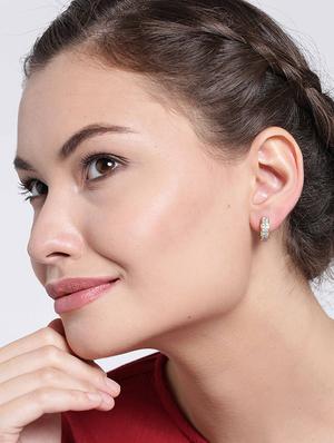 gold metal balli earring - 17137466 - Standard Image - 3
