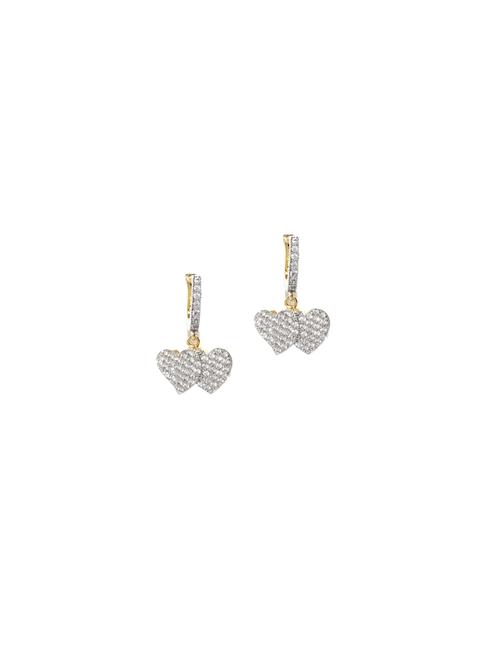 gold metal drop earring - 17137548 - Standard Image - 1