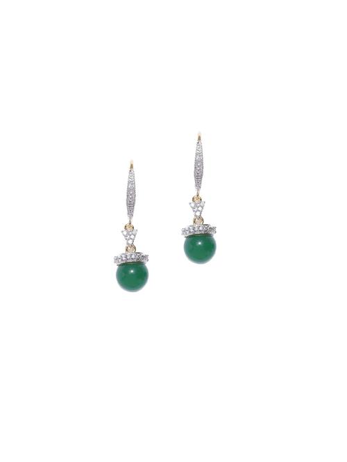 gold metal drop earring - 17137559 - Standard Image - 1
