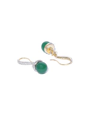 gold metal drop earring - 17137559 - Standard Image - 2