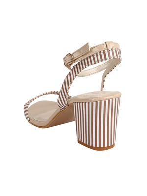 brown ankle strap sandals - 17137586 - Standard Image - 3