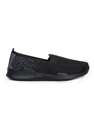 black slip on casual shoes - 17137607 - Standard Image - 2