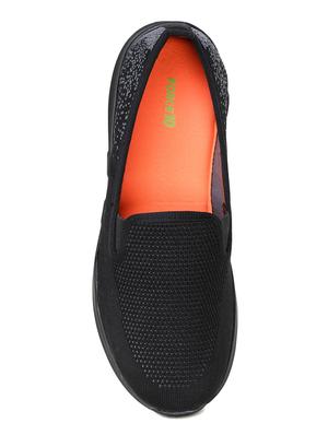 black slip on casual shoes - 17137607 - Standard Image - 4