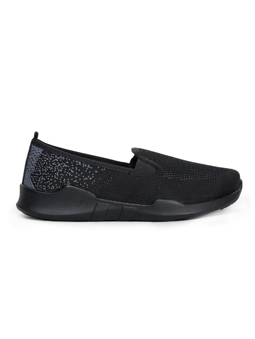 black slip on casual shoes - 17137607 - Zoom Image - 2