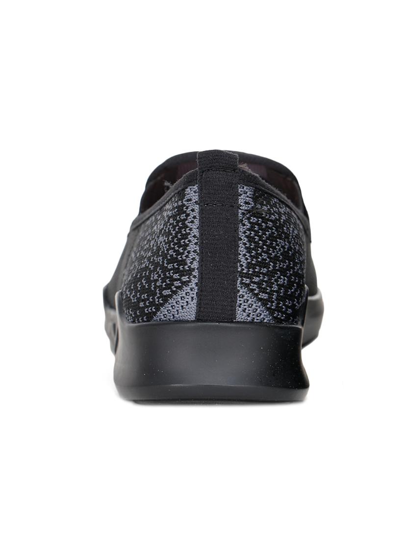 black slip on casual shoes - 17137607 - Zoom Image - 3