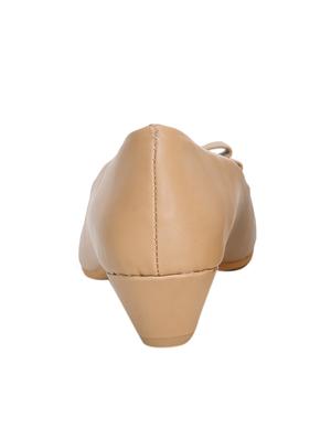 tan slip on pumps - 17137616 - Standard Image - 3
