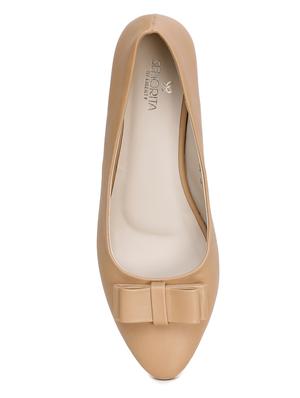 tan slip on pumps - 17137616 - Standard Image - 4
