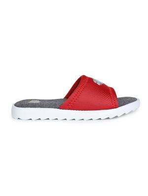 red slip on flip flops - 17137666 - Standard Image - 2