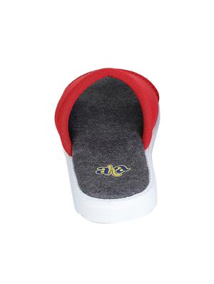 red slip on flip flops - 17137666 - Standard Image - 3
