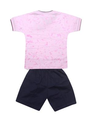 pink cotton shorts set - 17137687 - Standard Image - 2
