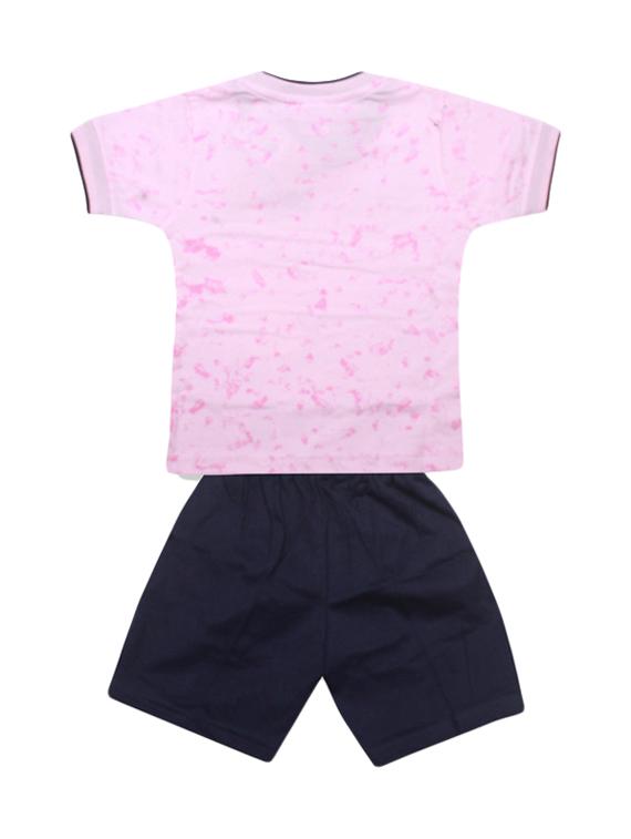 pink cotton shorts set - 17137687 - Zoom Image - 2