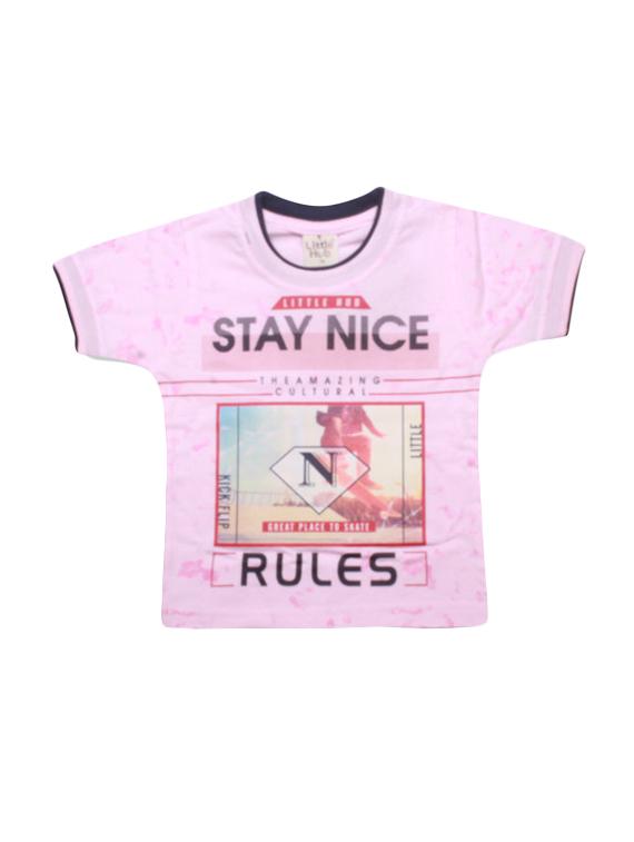 pink cotton shorts set - 17137687 - Zoom Image - 3