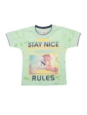 green cotton shorts set - 17137688 - Standard Image - 3