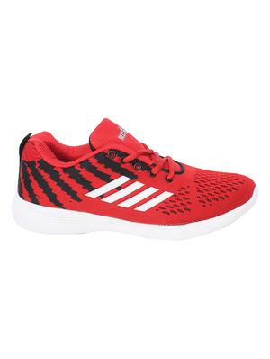 red lace up sport shoes - 17138197 - Standard Image - 2