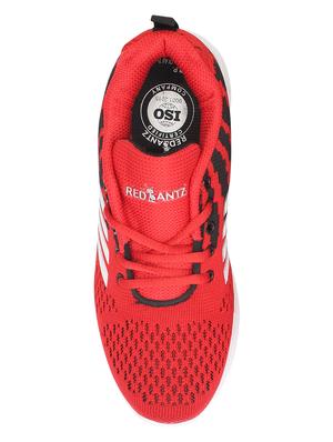 red lace up sport shoes - 17138197 - Standard Image - 4