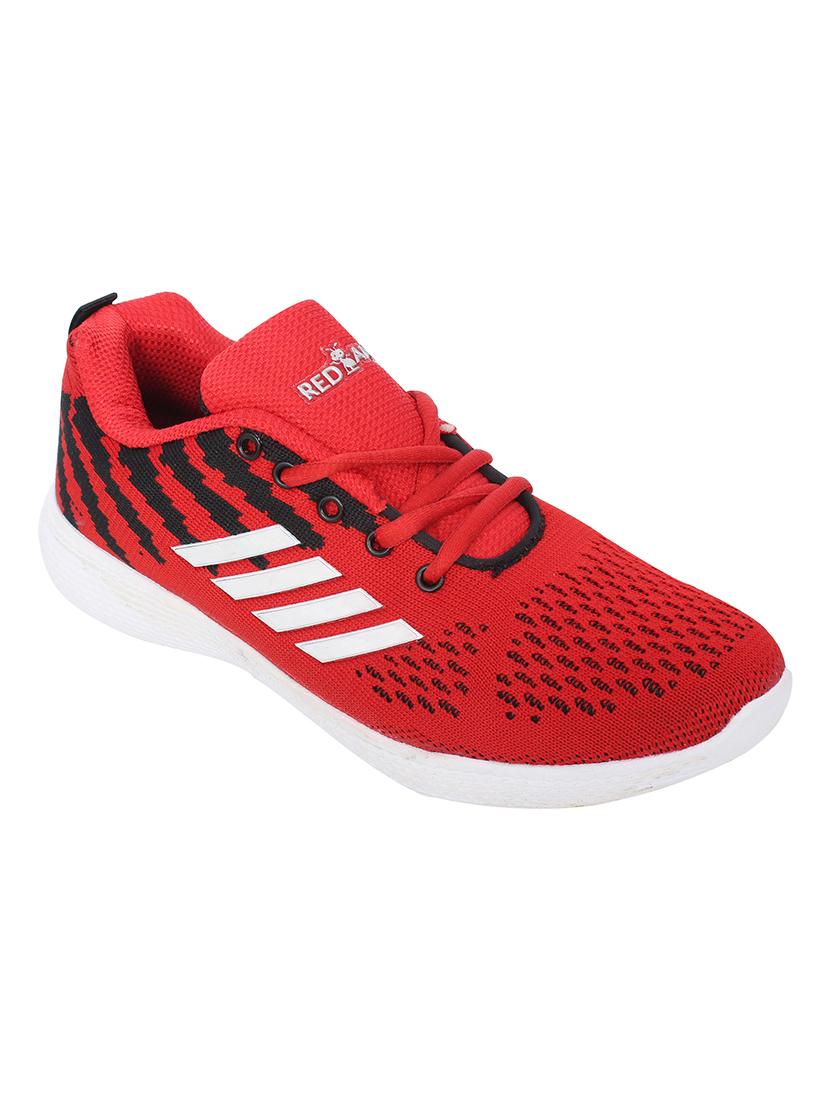 red lace up sport shoes - 17138197 - Zoom Image - 1