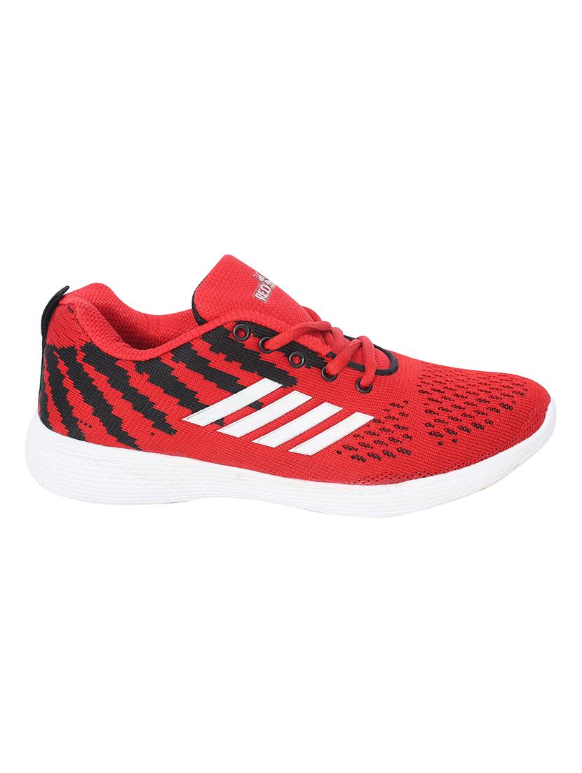 red lace up sport shoes - 17138197 - Zoom Image - 2