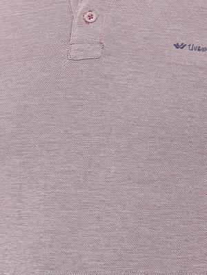 brown self design collared t-shirt - 17138312 - Standard Image - 5