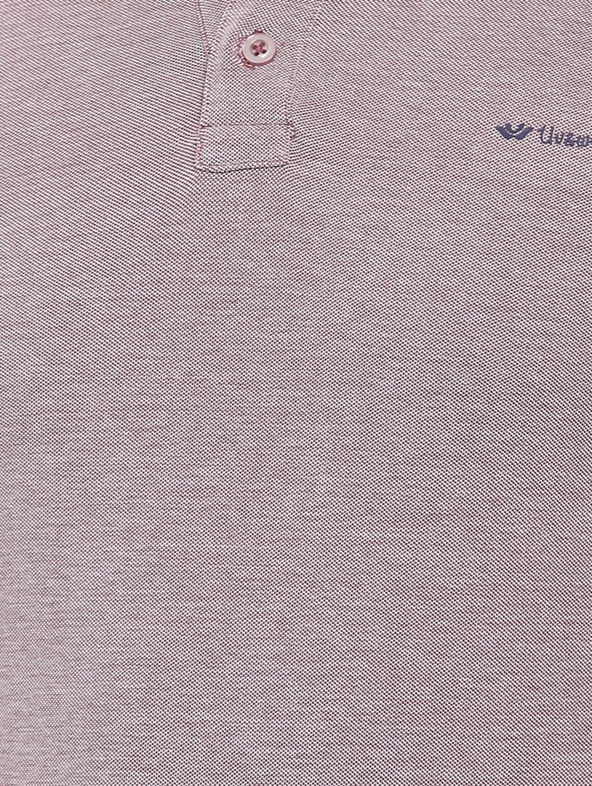 brown self design collared t-shirt - 17138312 - Zoom Image - 5