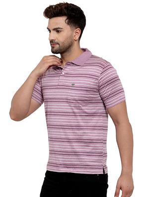 purple striped t-shirt - 17138337 - Standard Image - 2