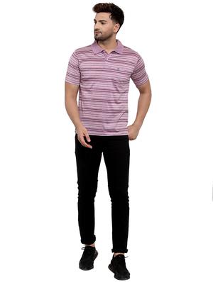 purple striped t-shirt - 17138337 - Standard Image - 4