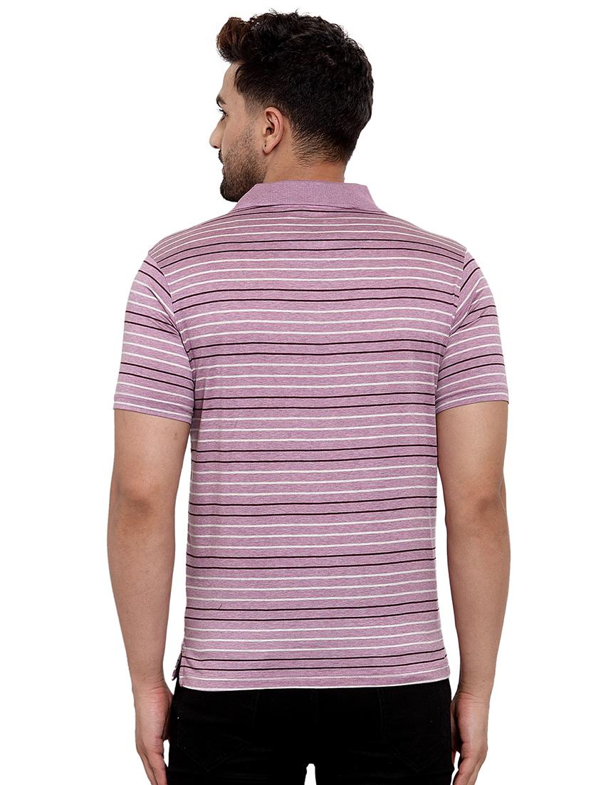 purple striped t-shirt - 17138337 - Zoom Image - 3