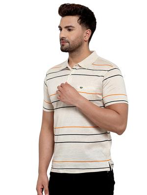 beige striped t-shirt - 17138370 - Standard Image - 2