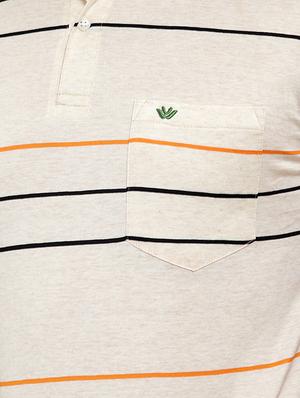 beige striped t-shirt - 17138370 - Standard Image - 5