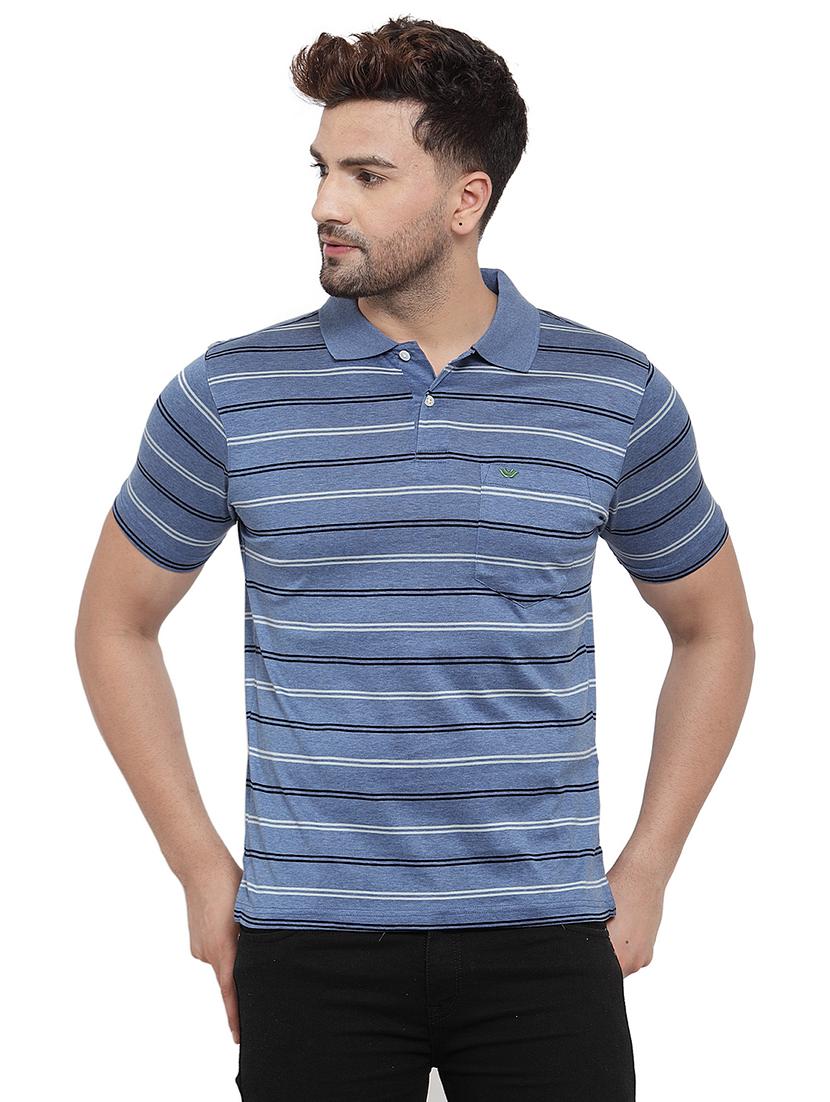 blue striped t-shirt - 17138372 - Zoom Image - 1