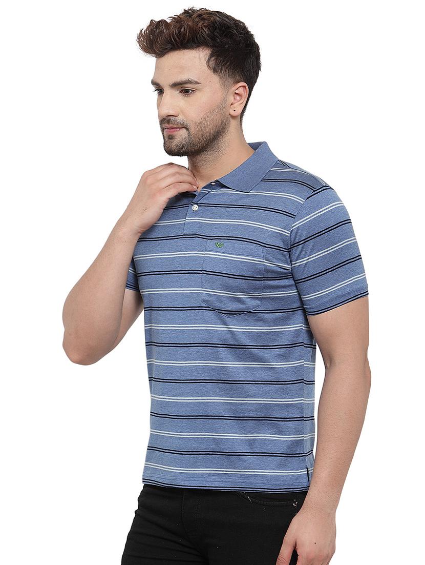 blue striped t-shirt - 17138372 - Zoom Image - 2