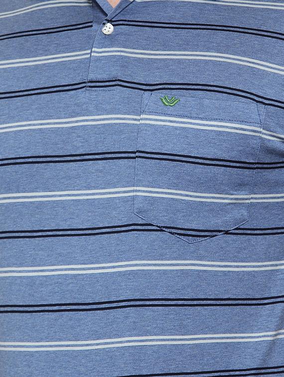 blue striped t-shirt - 17138372 - Zoom Image - 5