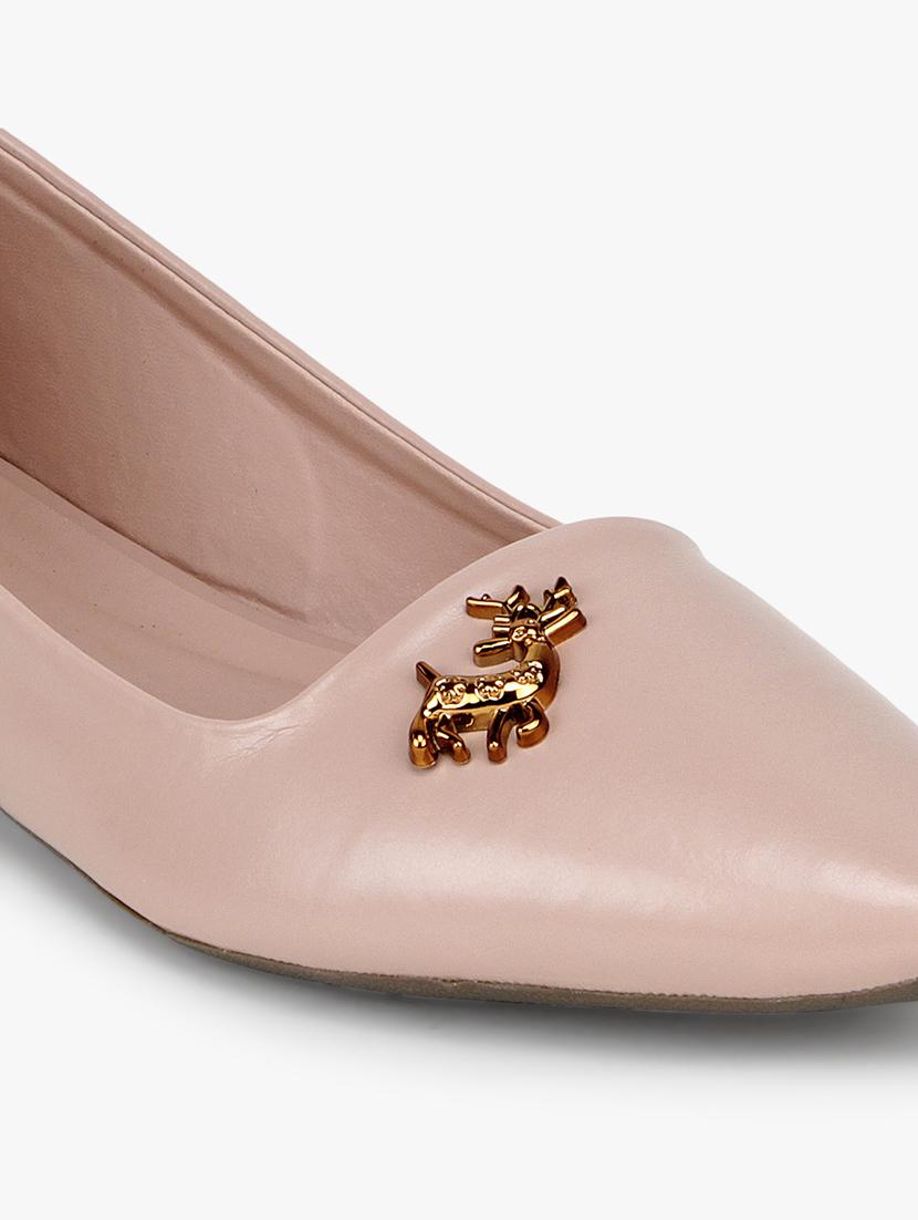 nude patent slip on ballerina - 17138437 - Zoom Image - 5
