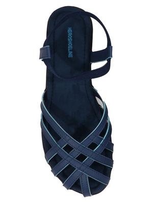 blue back strap sandals - 17138482 - Standard Image - 3