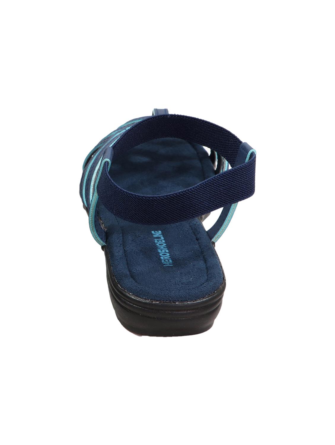 blue back strap sandals - 17138482 - Zoom Image - 2