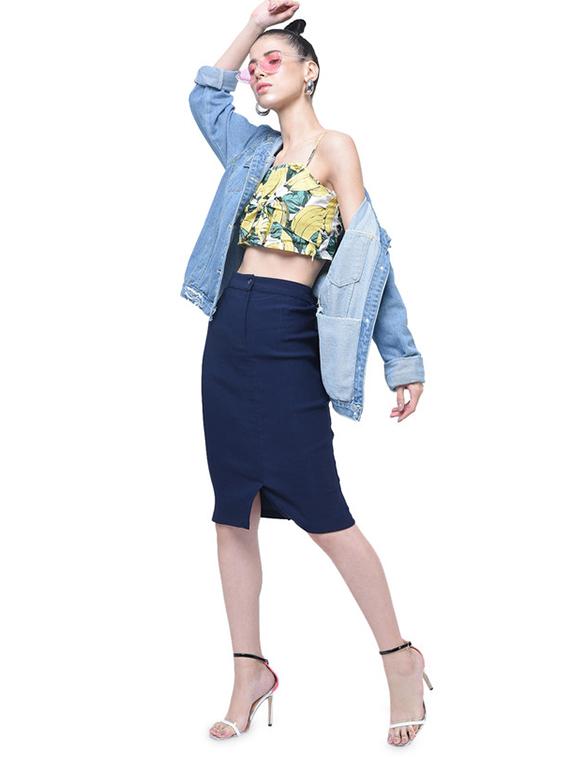 high rise pencil skirt - 17138755 - Zoom Image - 3