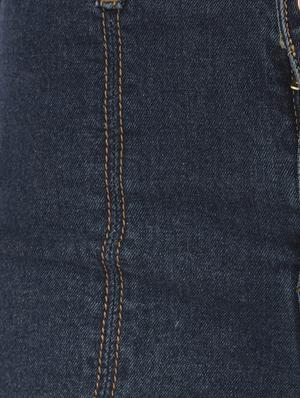 high rise denim shorts - 17138776 - Standard Image - 5