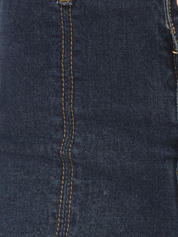high rise denim shorts - 17138776 - Zoom Image - 5